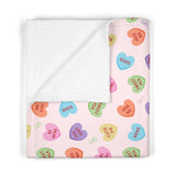 Candy Hearts Bare Necessities Blankets