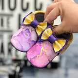 Purple Marble Moccs