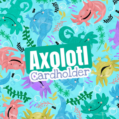 Axolotl Bare Soles Credit Card Holder