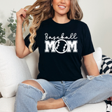 Baseball Mom Ball White