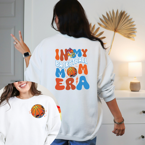 Basketball Mom Era Colorful Back and Front