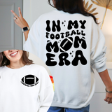 Football Mom Era Black Front & Back