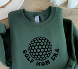 Golf Mom Era Ball Black BIG FRONT only