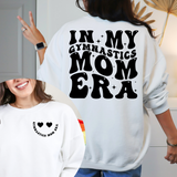Gymnastics Mom Era Black Front & Back