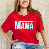 Mama Checkered Blue