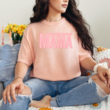 Mama Checkered Coral Pink