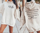 You Matter Black Front & Back