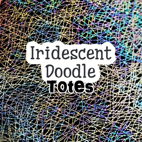 Iridescent Doodle Bare Tote