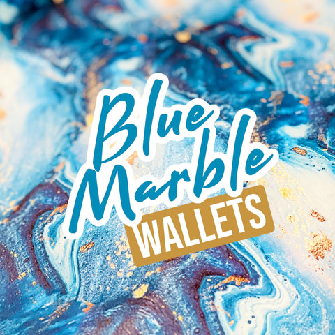 Bare Soles Wallet Blue Marble