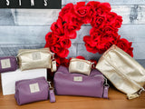 Solid/Metallic Bare Square Pouch