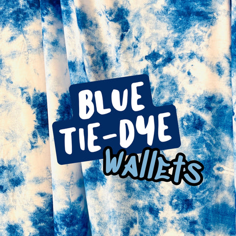 Bare Soles Wallet Blue Tie-Dye