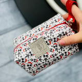 Printed Bare Square Pouch Set (Large, Small and Mini)