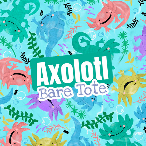 Axolotl Print Bare Tote