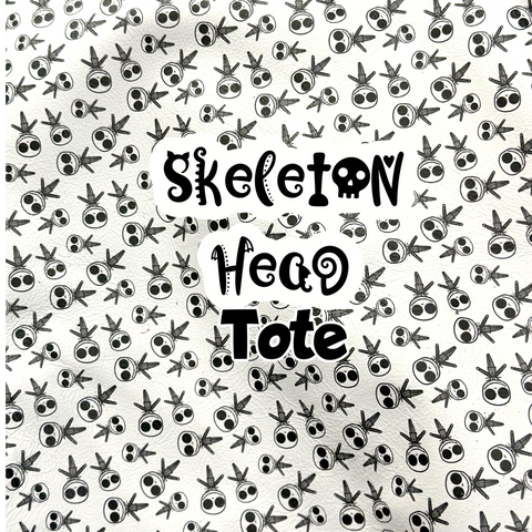 Skeleton Head Bare Tote