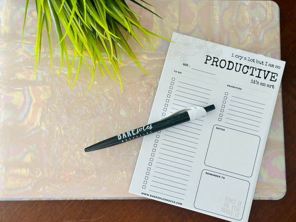 TTPD - Productive Notepad – Bare Soles Moccs