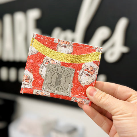 Retro Santa Credit Card Holder