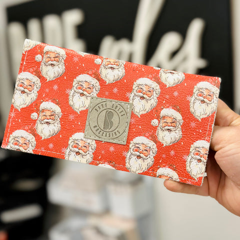 Retro Santa - Bare Soles Wallet