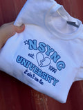 Nsync Embroidered Adult Sweatshirts