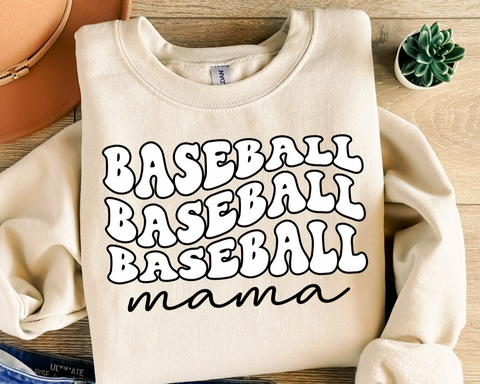 Baseball x3 Mama