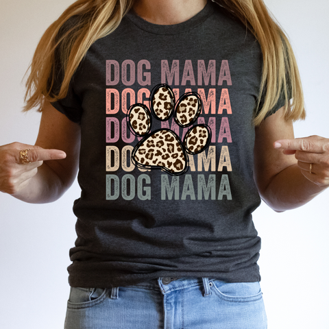 Dog Mama Stack Leopard Paw