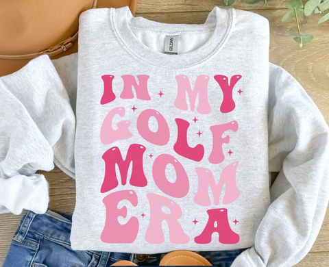 Golf Mom Era Pink BIG FRONT only