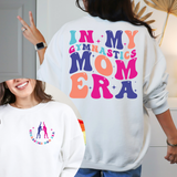 Gymnastics Mom Era Colorful Front & Back