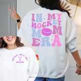 Hockey Mom Era Pastel Front & Back