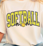 Softball Mom College Font