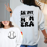 Softball Mom Era Black Front & Back