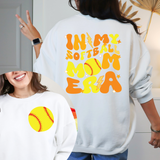 Softball Mom Era Yellow Front & Back