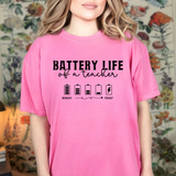 Teacher Battery Life Black