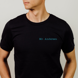 Teacher Name Embroidered Adult T-Shirt