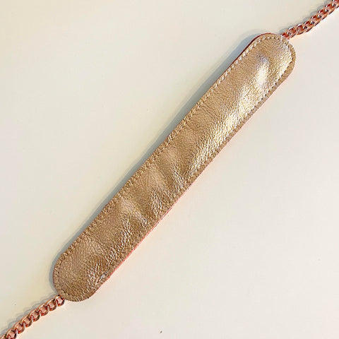 Leather Crossbody Chain Cover