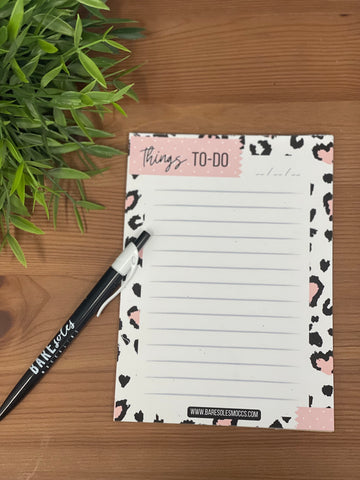 Wild Hearts "Things TO-DO" Lined Notepad