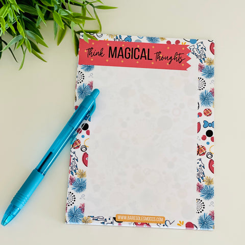 Magical Print "Magical Thoughts" Notepad
