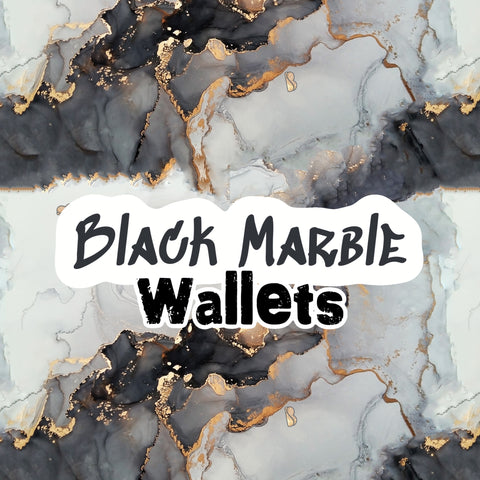 Bare Soles Wallet Black Marble